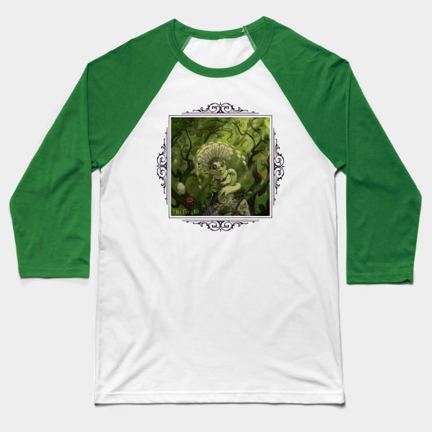 Fwish — Dandelion Flying Squirrel Baseball T-Shirt by Mili Fay Art